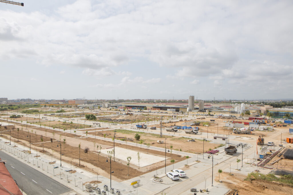 Obras de urbanización del PAI Molí d'Animeta