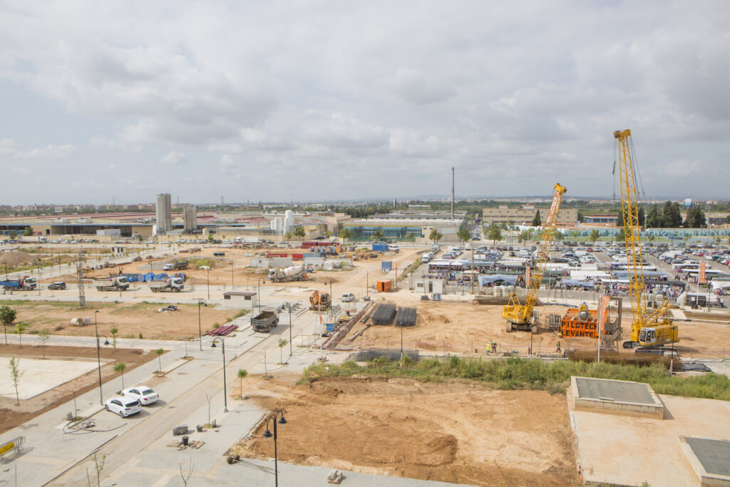 Obras de urbanización del PAI Molí d'Animeta