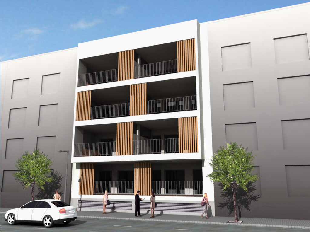 Construcción de edificio de apartamentos en Moncofa